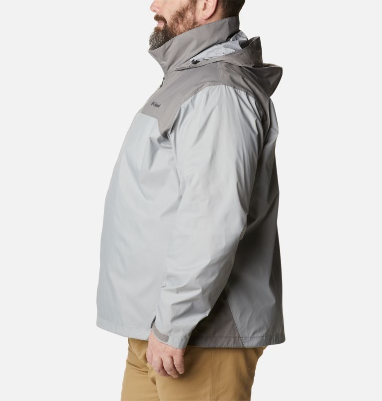 Men's Columbia Glennaker Lake Rain Jackets Grey | Plus Size CA-Y04C6